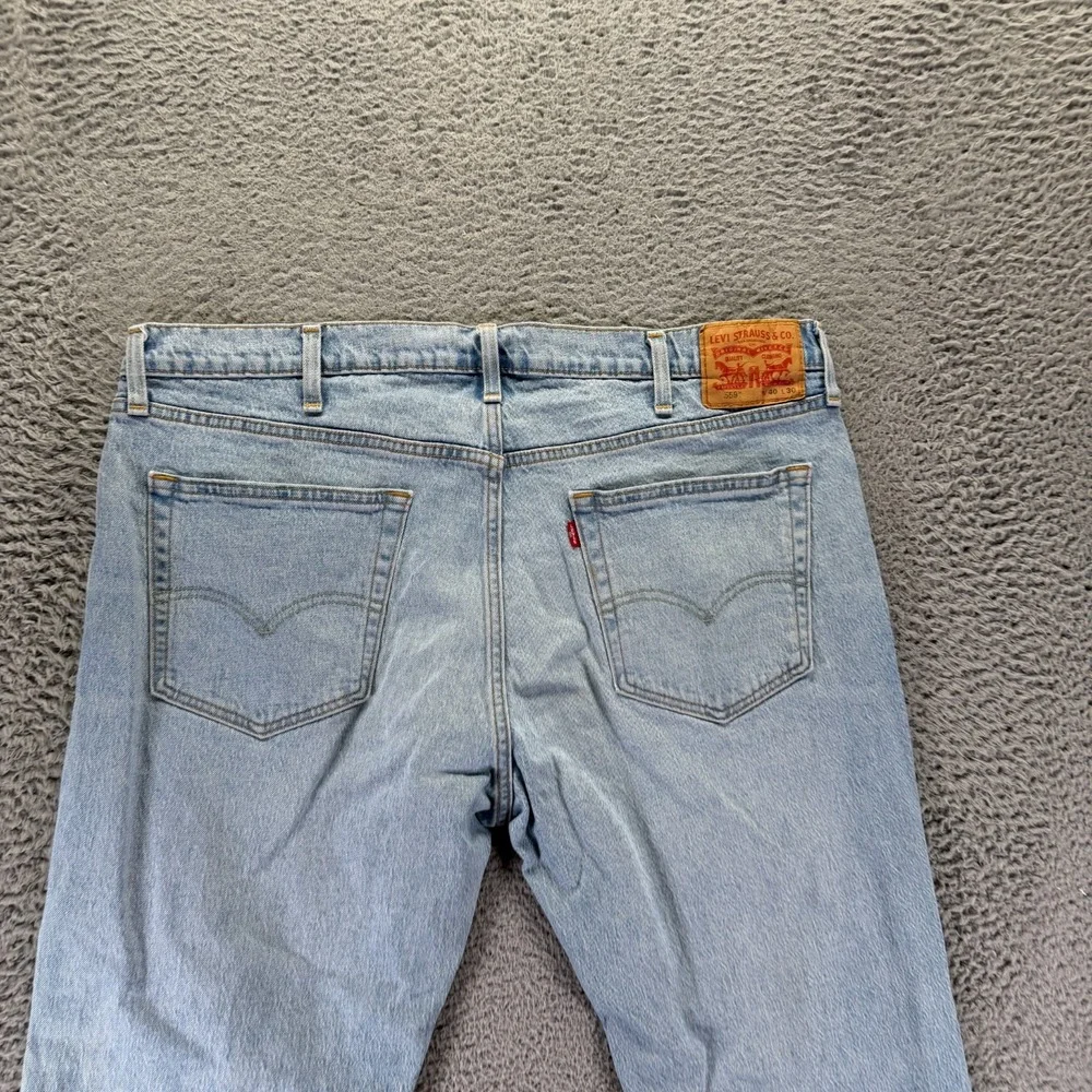 Levi's 559 Jeans Men 40x30 Blue Cotton Denim Straight Leg Workwear Faded Stretch